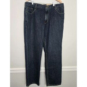 NWT Carhartt Mens Workwear Americana Holter Jeans Size 40x32 Navy Rugged Utility